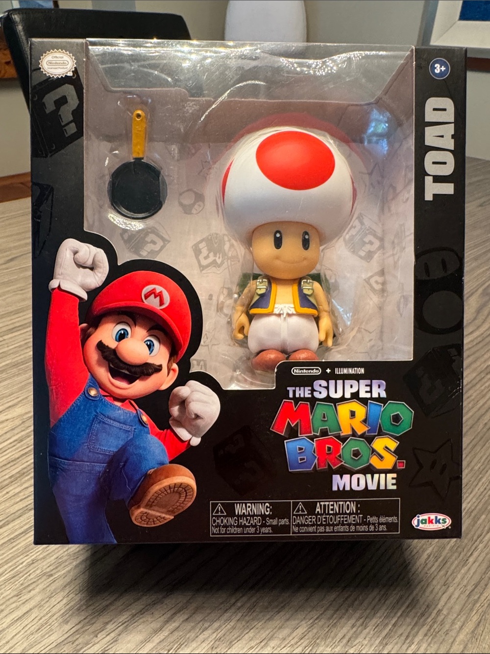 Nintendo Toad Figure — White & Red Mushroom Cap